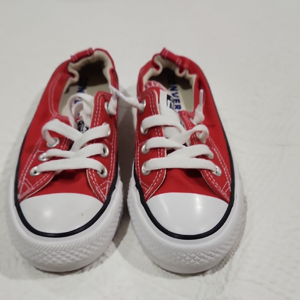 Classic Converse All Star Red Canvas Sneakers for Women
